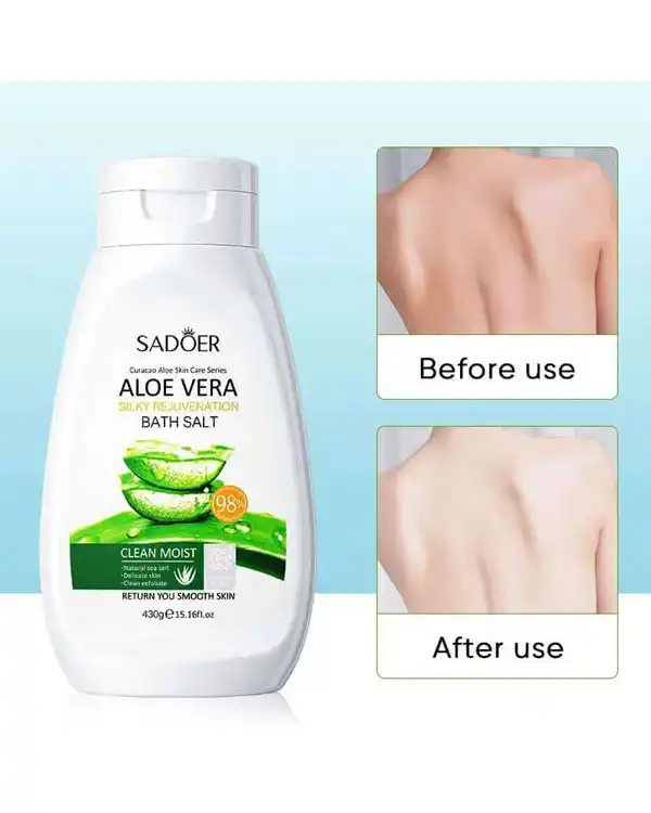 نمک حمام SADOER مدل آلوئه ورا 98 درصد