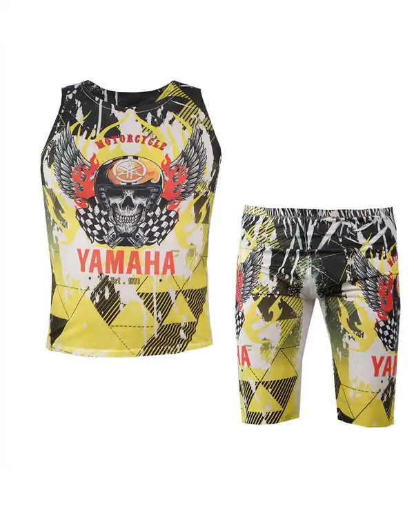 ست رکابی شلوارک مردانه مدل Yamaha