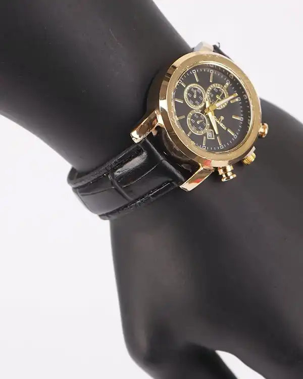 ساعت مچی مشکی طلایی Romanson مردانه مدل W880