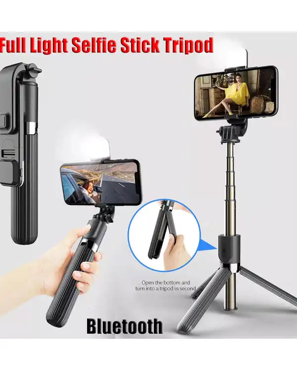 سه پایه و منوپاد موبایل مدل Selfie Stick