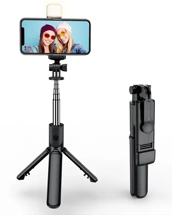 سه پایه و منوپاد موبایل مدل Selfie Stick
