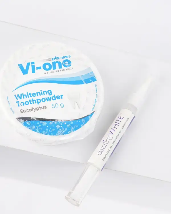 پکیج سفید کننده دندان ( قلم Dazzling White + پودر Vi-ONE)