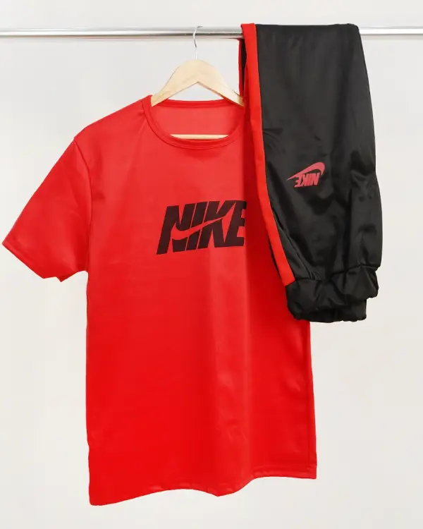 ست تيشرت شلوار Nike Air قرمز مردانه مدلRana