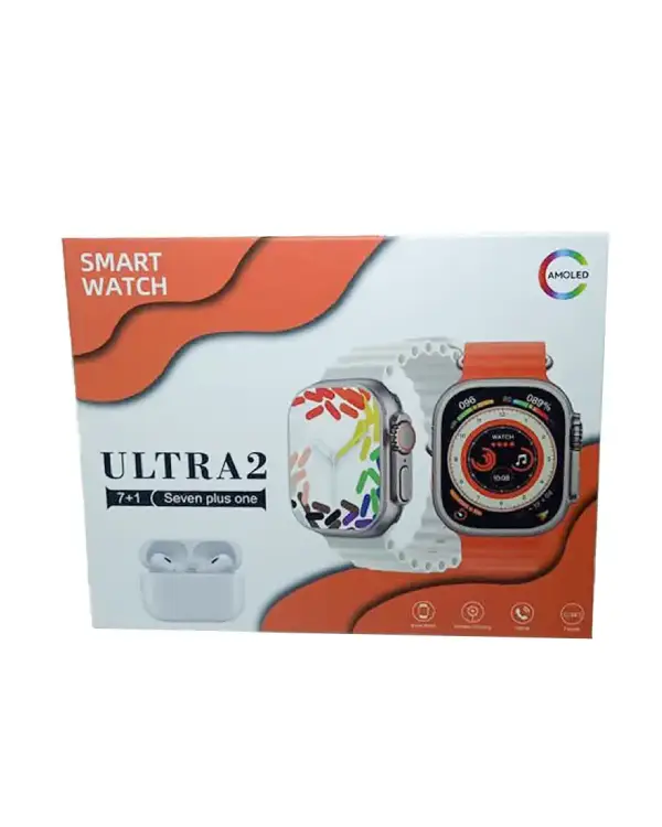 پک ساعت هوشمند ULTRA2 ( به همراه 7بند + ایرپاد )