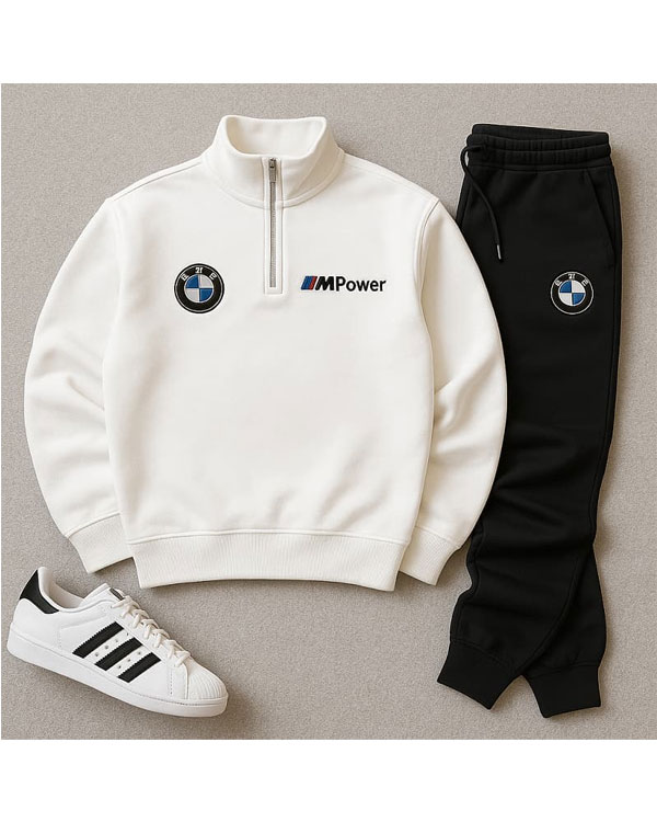 ست دورس و شلوارbmw مردانه طرح Mpower