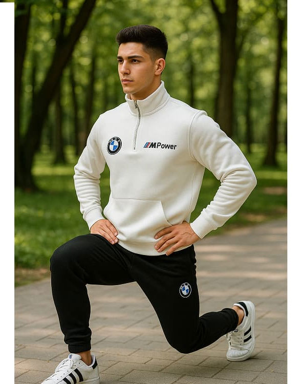 ست دورس و شلوارbmw مردانه طرح Mpower