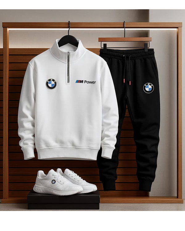 ست دورس و شلوارbmw مردانه طرح Mpower
