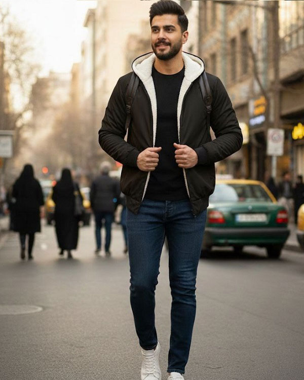 کاپشن ضدآب داخل خزتدی