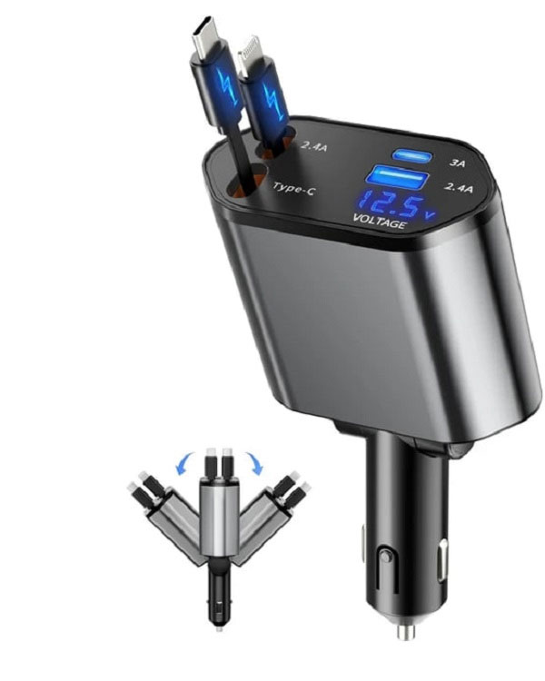 شارژر فندکی چندکاره 5in1) M4)