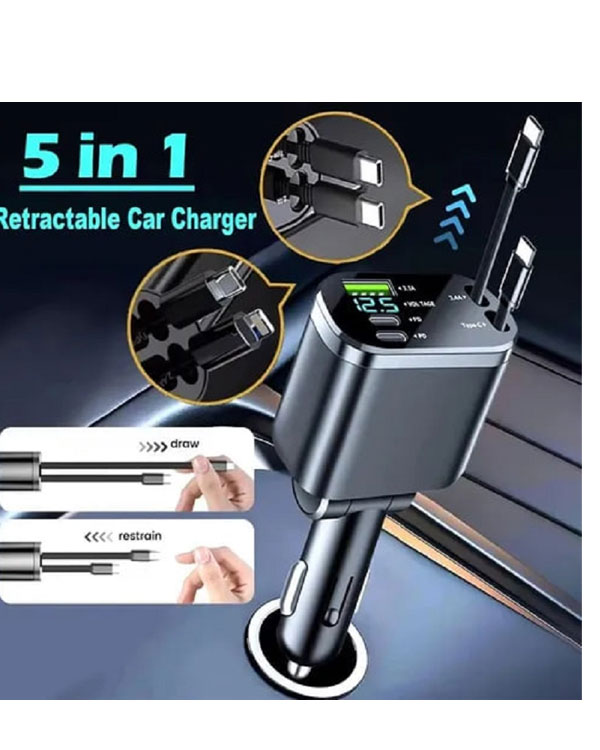 شارژر فندکی چندکاره 5in1) M4)