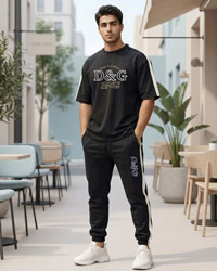 ست تیشرت و شلوار مردانه بنگال کش مدل D&G