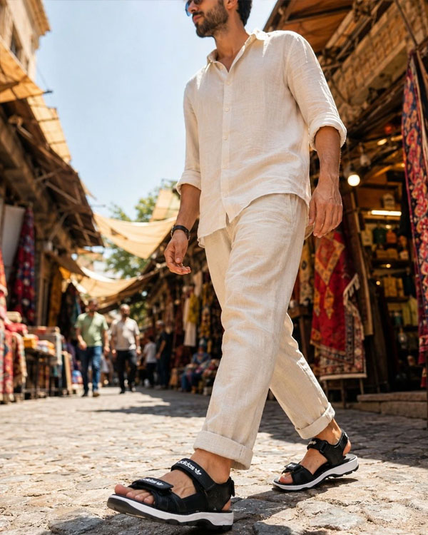 کفش صندل مردانه مدل Adidas