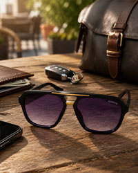عینک آفتابی مردانه فریم کائوچو Porsche Design