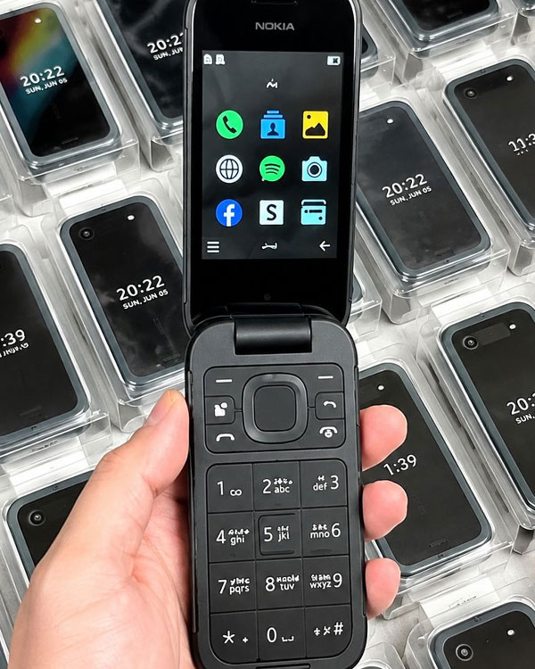 گوشی موبایل تاشو نوکیا Nokia 2660 Flip 4G ظرفیت 128 مگابایت (پک اورجینال)