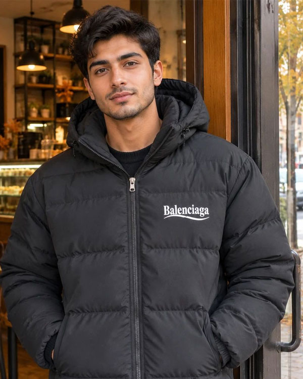 کاپشن ضد آب داخل پشمی Balenciaga