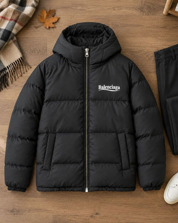 کاپشن ضد آب داخل پشمی Balenciaga