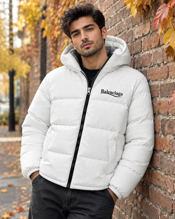 کاپشن ضد آب داخل پشمی Balenciaga