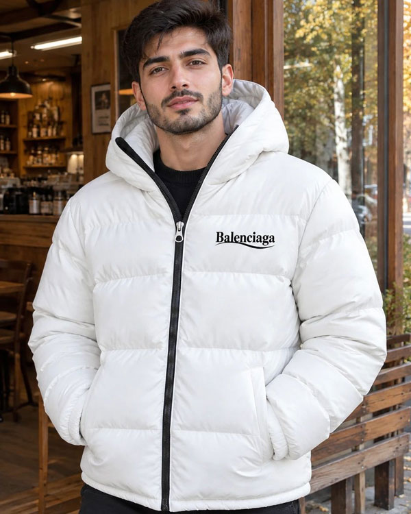 کاپشن ضد آب داخل پشمی Balenciaga