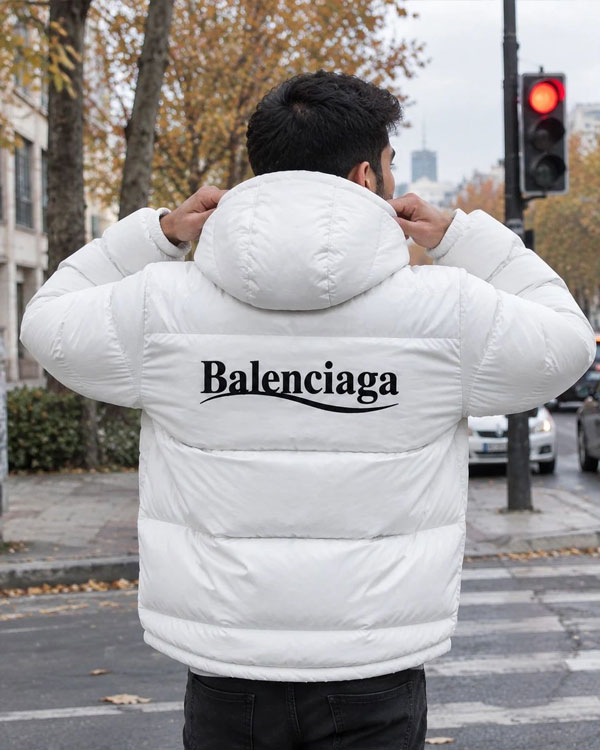 کاپشن ضد آب داخل پشمی Balenciaga