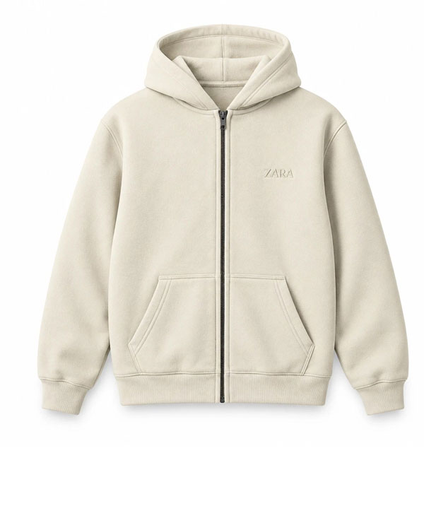 سوئیشرت کلاهدار مردانه مدل ZARA