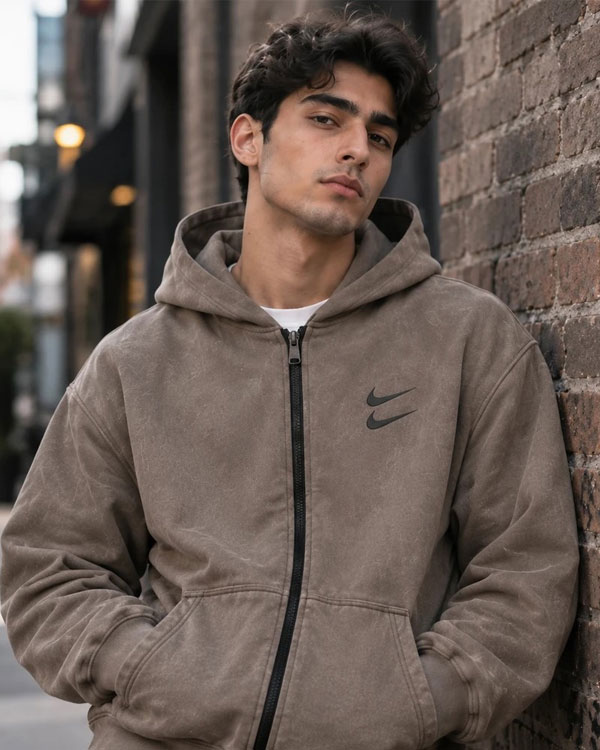 سوئیشرت دورس کلاهدار مردانه نایکی مدل Double Nike