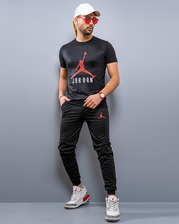 ست تيشرت و شلوارمردانه JORDAN1