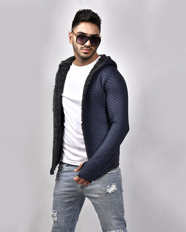 هودي مردانه مدل arad رنگ سرمه اي