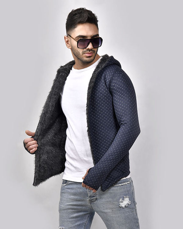 هودي مردانه مدل arad رنگ سرمه اي