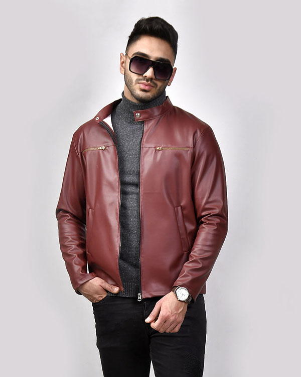 كاپشن چرم مردانه مدل ALBORz