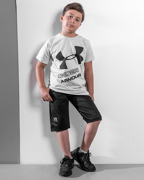 ست بچه گانه تيشرت شلوارك Under Armour مدل Jakob