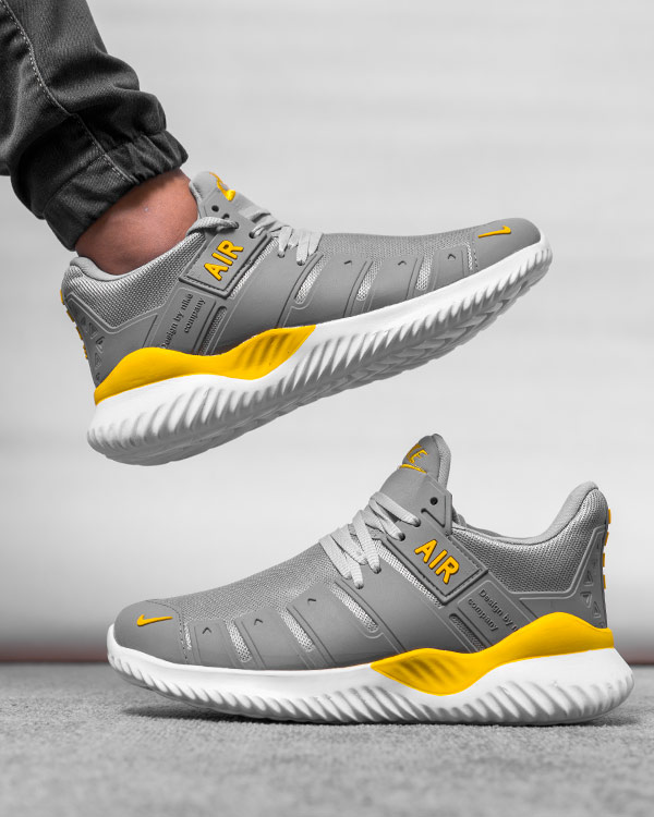 كفش ورزشي Nike Air مردانه طوسي مدل Grand