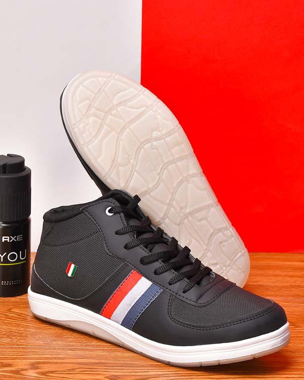 كفش ساقدار مردانه tommy مشكي مدل nersi