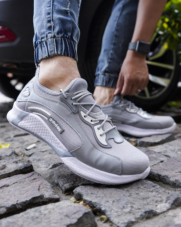 كفش ورزشي مردانه adidas طوسي مدل Broks