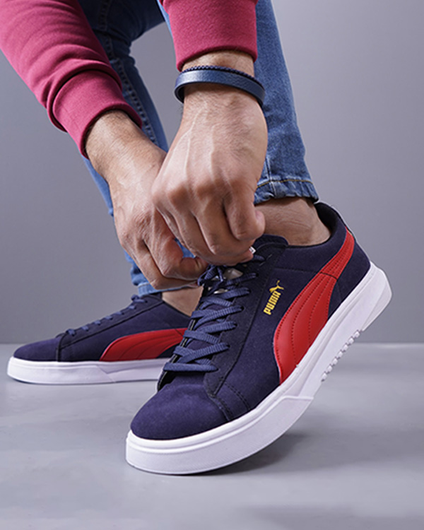 كفش مردانه puma مدل Panju رنگ سرمه اي و قرمز