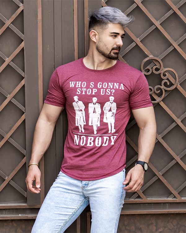 تيشرت NOBODY مردانه مدل Montez
