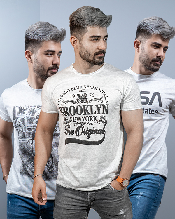 تيشرتBrooklyn مردانه مدل A459