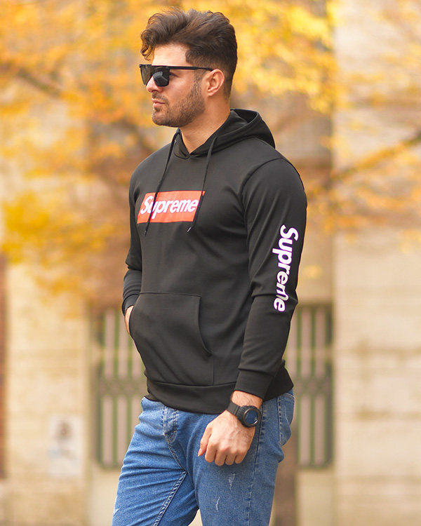 سوئيشرت كلاه دار مردانه مدل Pasak