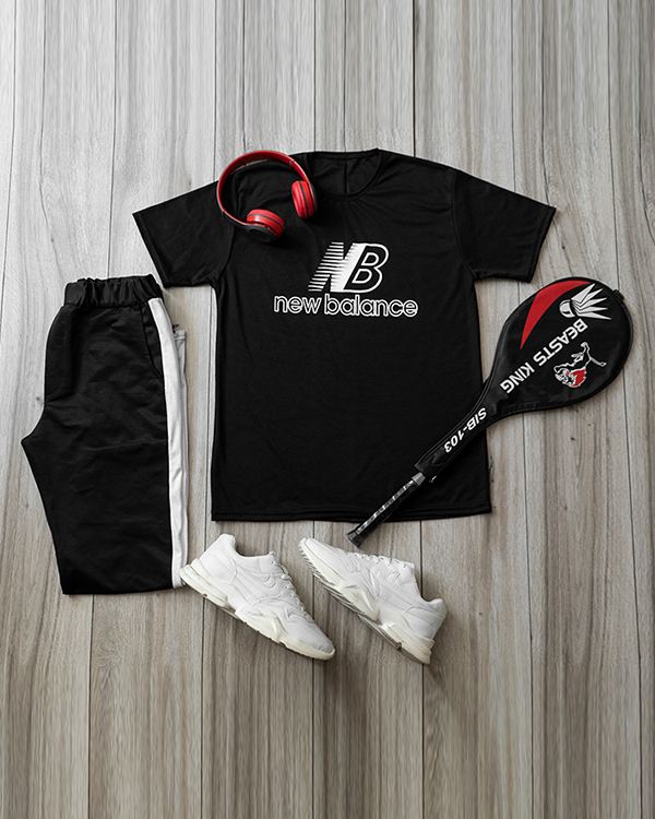 ست تيشرت شلوار مردانه New Balance مدل Malaga