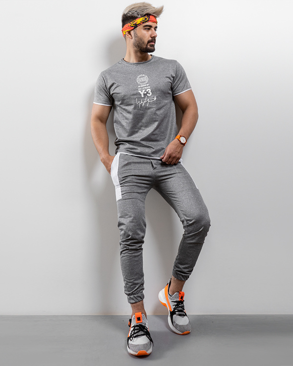 ست تيشرت و شلوار مردانه y-3 مدل gary