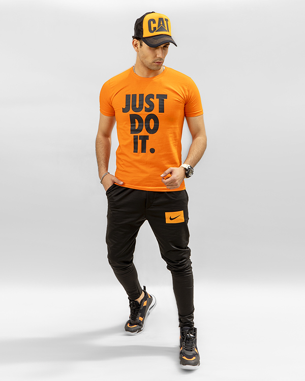 ست تيشرت و شلوار مردانه just do it مدل harry