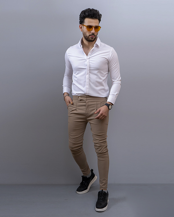 شلوار اسلش مردانه ARIF (قهوه اي)