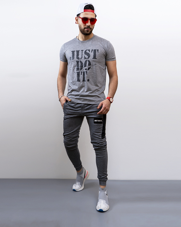 ست تيشرت شلوار just do it مردانه مدلEdan