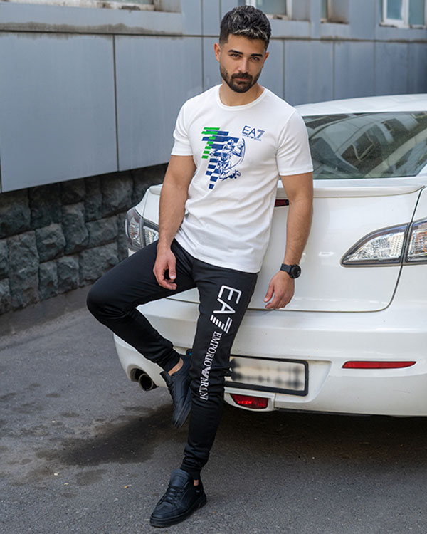 ست تيشرت شلوار EA7 مردانه مدل Zarin