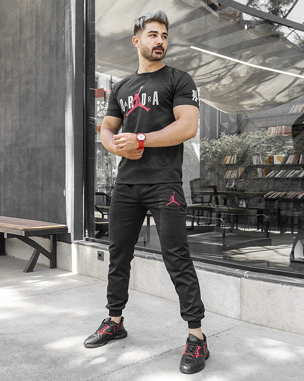ست تيشرت شلوار jordan مردانه مدل Jagrati