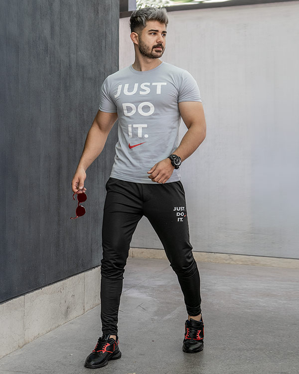 ست تيشرت شلوار Just Do It مردانه مدل Ravit