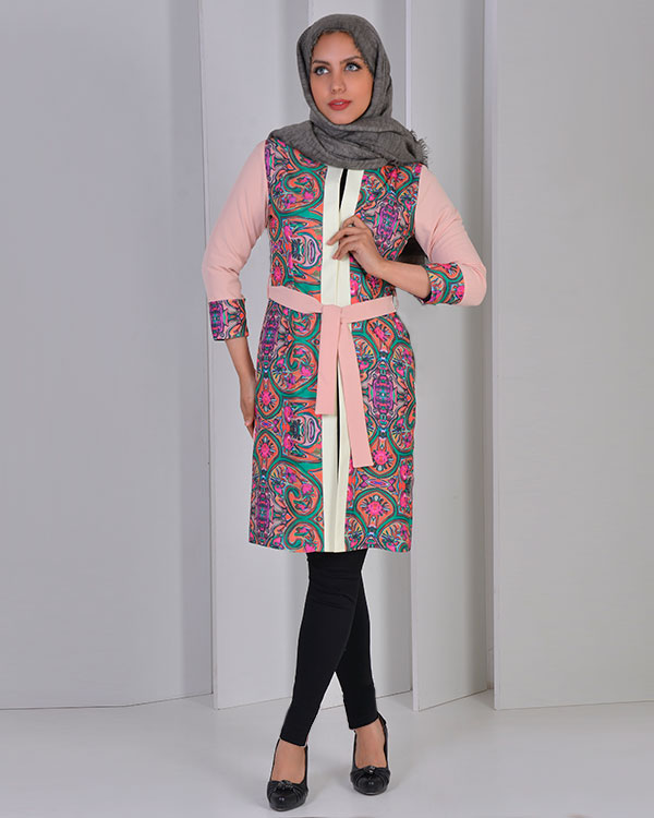 مانتو زنانه دو تیکه مدل 11307