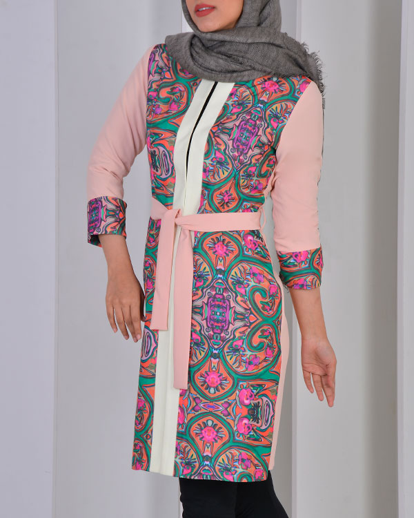 مانتو زنانه دو تیکه مدل 11307