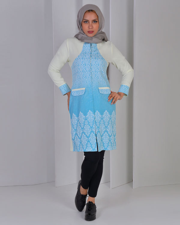مانتو زنانه کرپ مدل 11322