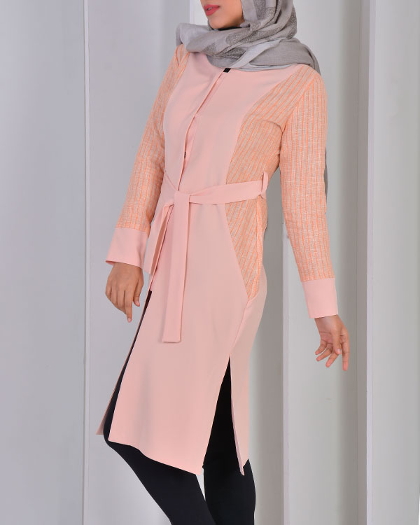 مانتو زنانه کرپ مدل 11319