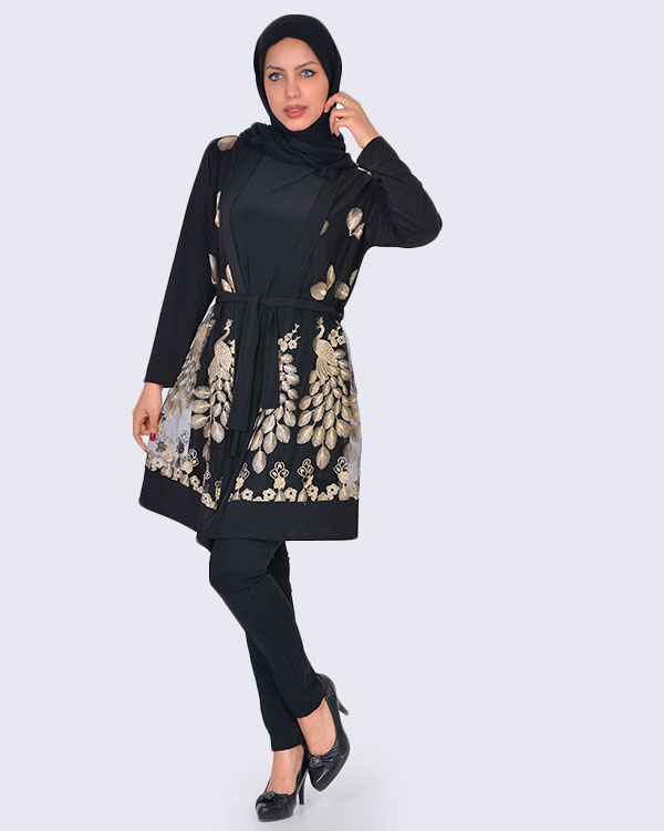 مانتو زنانه دو تکه مدل 616
